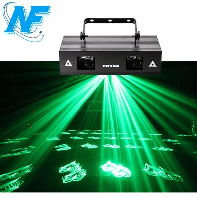 China Full Color LANDSCAPE Dj/disco/pub/bar/home Party RGB 300mw 2 Heads Stage Light Laser for sale