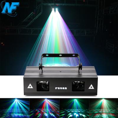 China Ktv heads good quality RGB colors stage laser light DJ equipment music show DJ disco party/disco/dj/club/bar/party/ballroom two for sale