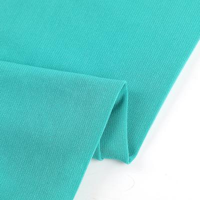 China Premium Casual Blackout Spring Summer Garment Wrinkle Resistant Knitted Dyed Poly Spandex Fabric ity for sale