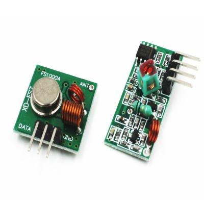 China DIY Project 433/315Mhz RF Transmitter And Wireless Receiver Module Kit For Arduin for sale