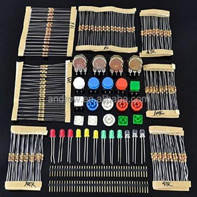 China Robot Resistors Starter Basic Kit with Switch, Led Color, Resistors, Rotary Potentiometer for ONU R3 Mega2560 Robot Starter Basic Kit with Switch for sale