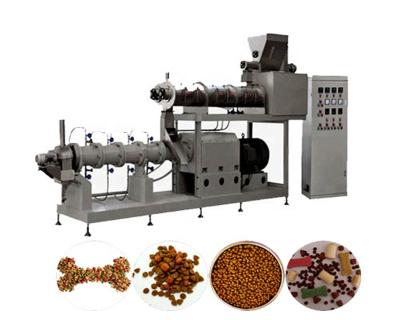 China Dry Fish Extruder Dog Food Meat Pet Food Machine Used Pet Food Processing Lines for sale