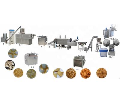 China Hotels Jinan extrusion food machinery frying pellets papad fryum snack food production line/making equipment factory machinery for sale