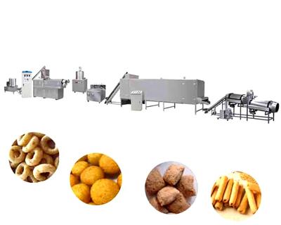 China Hotels Corn Rice Puff Machine Snacks Extruder Machine for sale