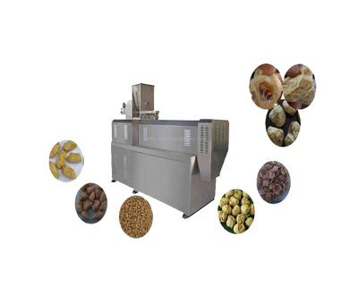 China Vegetarian Extrusion Soybean Protein Meat Food Making Soybean Grinding Machine TVP Extruder for sale