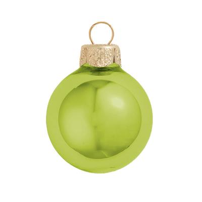 China Hot Sale Christmas Glass Ball Christmas Decoration Supplies Green Christmas Tree Ornaments for sale