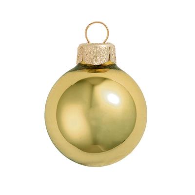 China Hot Sale Custom Glass Bauble Transparent Christmas Ornaments Ball for sale