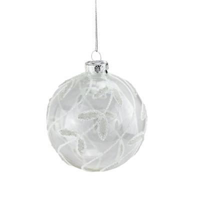 China 2021 Hot Sale New Design Large 3 Inch Christmas Ball Ornaments for sale