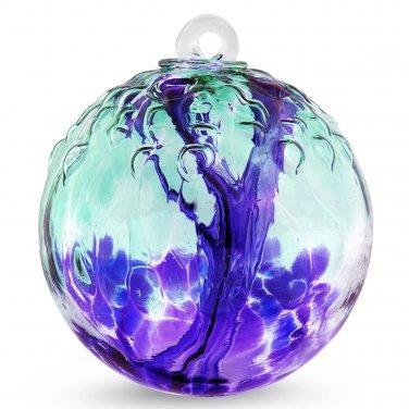 China Customized Handmade Glass Ball For Christmas Holiday Decoration Tree Of Life Witch Glass Ball Magic Glass Ball for sale