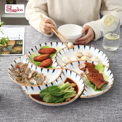 China Minimalist Nordic Cocktail Dish Table Decor: Serving Dish and Tray Set, Custom Ceramic Snack Dish for sale