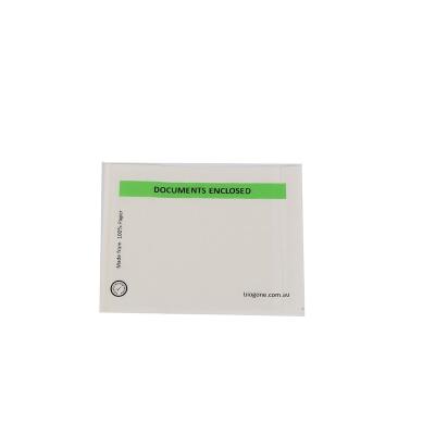 China Tamper evident packing slip ticket envelope for logistics and logo customized size 100% paper material for sale