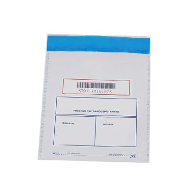 China Safety Tamper Evident Bag Packaging Bags Eco Friendly Bags For Packing With Logo for sale