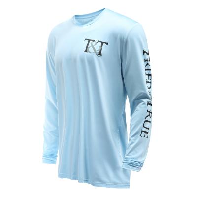 China Antibacterial Custom Unisex Long Sleeve UPF 50 Shirt Fishing Performance Shirt for sale