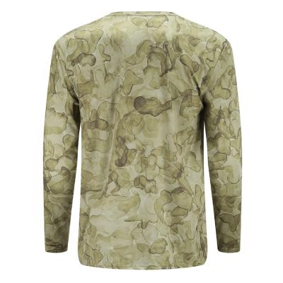 China Newest Design Antibacterial Hot Sale Custom Logo Stain Resistant Mens Long Sleeve Hunting Shirt for sale