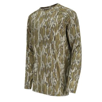 China SPF 50 Antibacterial Hot Sale Men's Long Sleeve Hunting Camouflage T-Shirt for sale