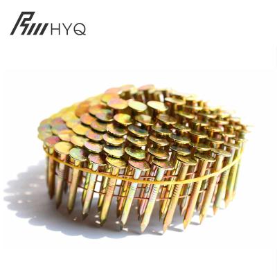 China Flat Factory Finished Nail Coil Nails Wire Solder GB Coil Roofing Nails for sale