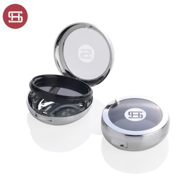 China Hot Sale Recycled Powder Materials Cylinder Powder Compact Lid Case Cosmetic Powder Compact Clear Compact Cushion Case for sale