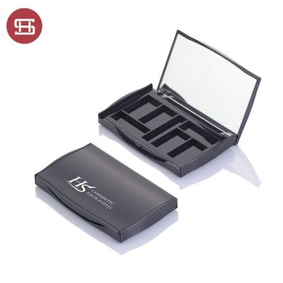 China Other Best Selling Products Six-Compartment Eyeshadow Case Makeup Eyeshadow Palette Packaging Empty Eyeshadow Container With Mirror for sale