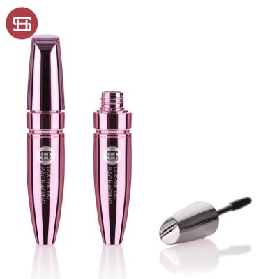 China Modern surface color pink surface color mascara tube mascara container style shiny empty bottle for mascara for sale