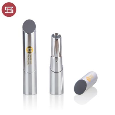 China 2022 Wholesale Cosmetic Lipstick Tube Logo Slim Silver Lipstick Tubes Custom Made for sale