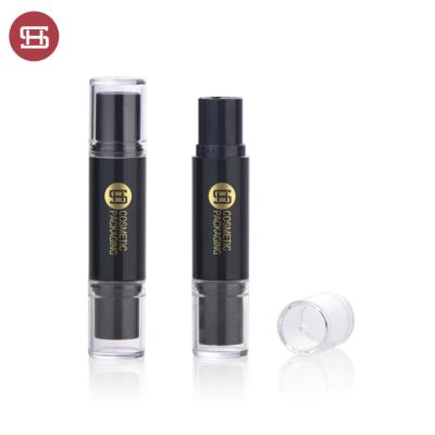 China New Design Conclear Black Personal Care Double Base Stick Tube Base Headed Stick Container for sale