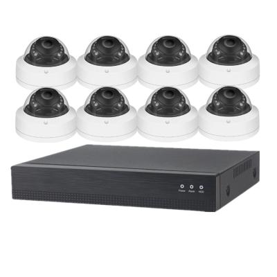 China NIGHT VISION 3MP 8CH Dome IP Camera Network NVR DVR Kits Surveillance Products Manufacturer 5mp poe indoor outdoor system for sale