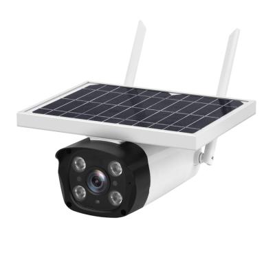 China Hot Sale 2MP Solar WiFi Cctv Camera 4g SIM Card Solar Powered Solar Camera 4 Lights Surveillance Outdoor Security Camera Lo-603CA for sale