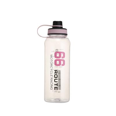 China 1500ml Viable Sports Water Bottle Outdoor Large Capacity Travel Fitness Portable Space Cup Transparent Plastic Water Cup for sale