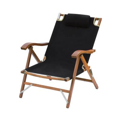 China Wholesale Kermi Steel Frame Easy Folding Mini Folding Wood Fishing Beach Outdoor Lightweight Portable Camping Chair With Armrest for sale