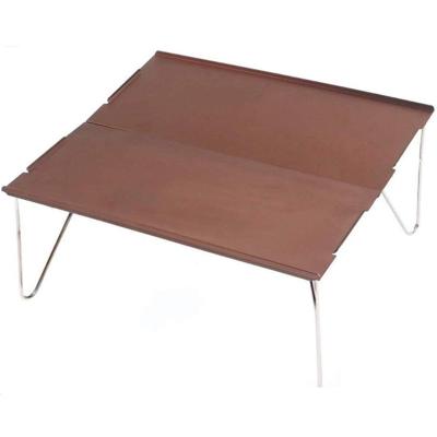 China Factory wholesale high quality foldable outdoor aluminum portable/easy carry/camping folding table with carry case for sale