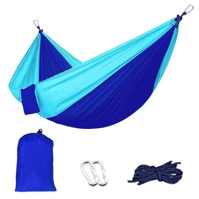 China Adult Nylon Custom Parachute Double Bed Parachute Hammock Portable Camping Hammock Swing for sale