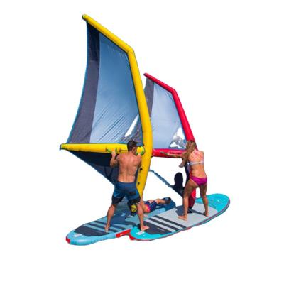 China Outdoor Inflatable Board Windsurfboard Surfing Kite Wind Kite Hydrofoil Adults Water Handheld Sailing Windsurfing Handheld Sail for sale