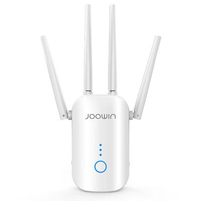 China JOOWIN 1200Mbps Home Office Long Range Wi-Fi Signal Booster Booster Network Antenna Wireless Repeater for sale