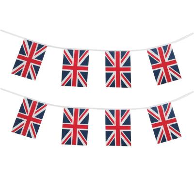 China Health Care Institutes Manufacture Wholesale Double Sided UK National Bunting Flags String Flags for sale