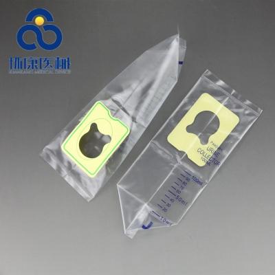 China Recyclable Disposable Urine Bag With 100ml Gauge for sale