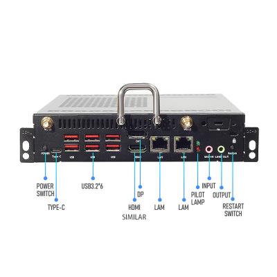 China Smart OPS Computer Module OPS Slot Pc I3 4gb 128g SSD Windows for sale