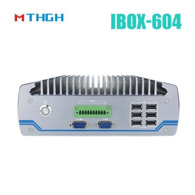 China Fanless Industrial PC IBOX-604 Intel Core I5 6500T SSD HDMI Windows/Linux for sale