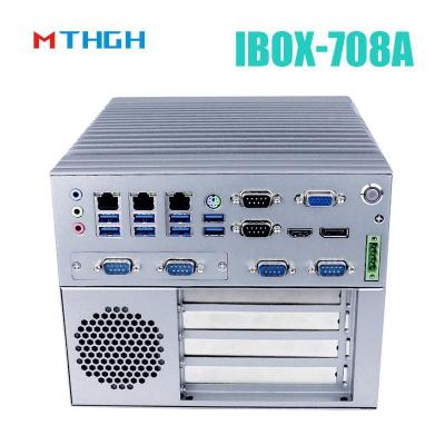 China I3 6100T Quad Core Fanless Industrial Mini PC With 12V DC Power Supply And 64G SSD for sale