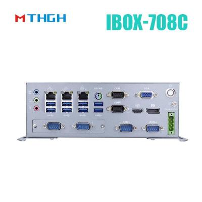 China IBOX-708C Fanless Industrial Mini PC With 8GB DDR4 Quad Core I7 6700T for sale