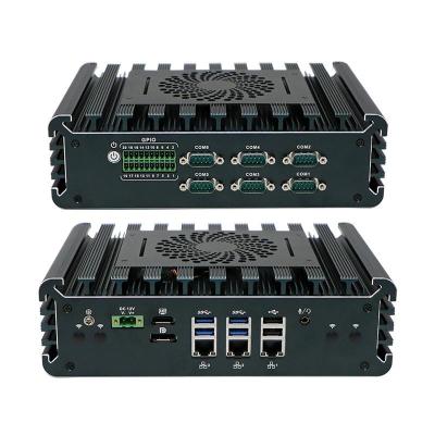 China Quad Core IBOX-3126 Mini PC 3*Intel I225-V 2.5G LAN Industrial Workstation for sale