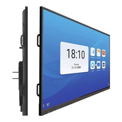 China 4K 75 Inch 20-Point Infrared Touch Interactive Whiteboard For School Classroom Teaching for sale