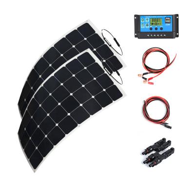 China flexible sunpower cells 200w solar panel solar flexible energy systems for rv for sale