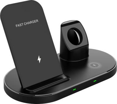 China Mobile Phone Charging New Original Winding Wireless Charger 3-1 15W Designed For Mobile Phone Apple Airpod Watch for sale