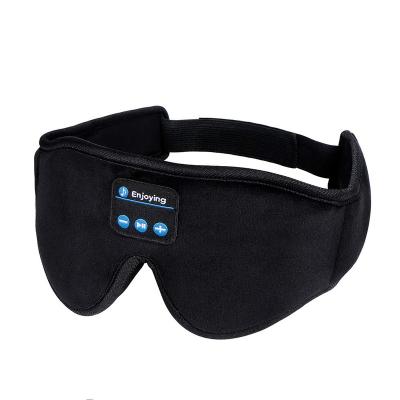 China Anti-wrinkle Factory Price Sleep Headphones 3D Sleep Mask Blue-tooth 5.0 Radio Music Eye Mask for sale