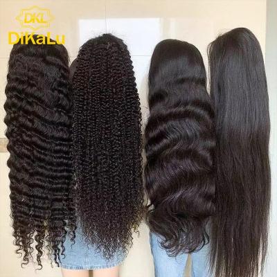 China Brazilian Body Wave Dikalu 360 Lace Frontal Wig, Bleached Knots 360 HD Lace Front Wigs Seller, Wholesale Hair Wigs 360 Lace Full for sale