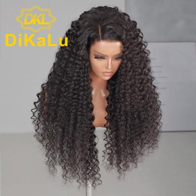 China Body Wave 30 Deep Wave 30 Inch 13x6 Deep Wave Hair Wig Water Wave Frontal Curly Hair Wig For Pre Plucked Color Women for sale