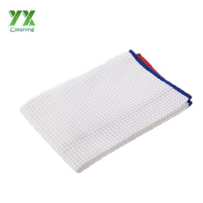 China Viable Protect Peel Microfiber Waffle Pattern Cleaning Cloth for sale