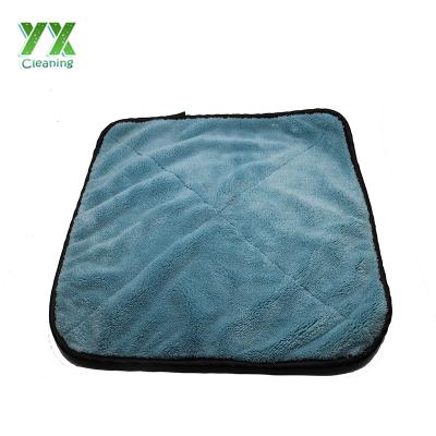 China Sustainable Plush Microfiber Cloth Microfiber Car Wash Towel for sale