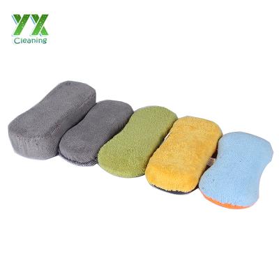 China Best Manufacturer Super Absorbent Microfiber Chenille Car Wash Sponge for sale