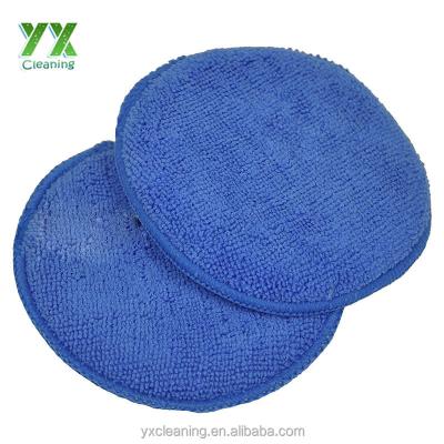 China Multifuntion Microfiber Car Polish Sponge Pads Car Detailing Polish Waxing Sponge for sale